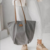Grauer Denim Tragetasche - Vanelion-Taschenwelt